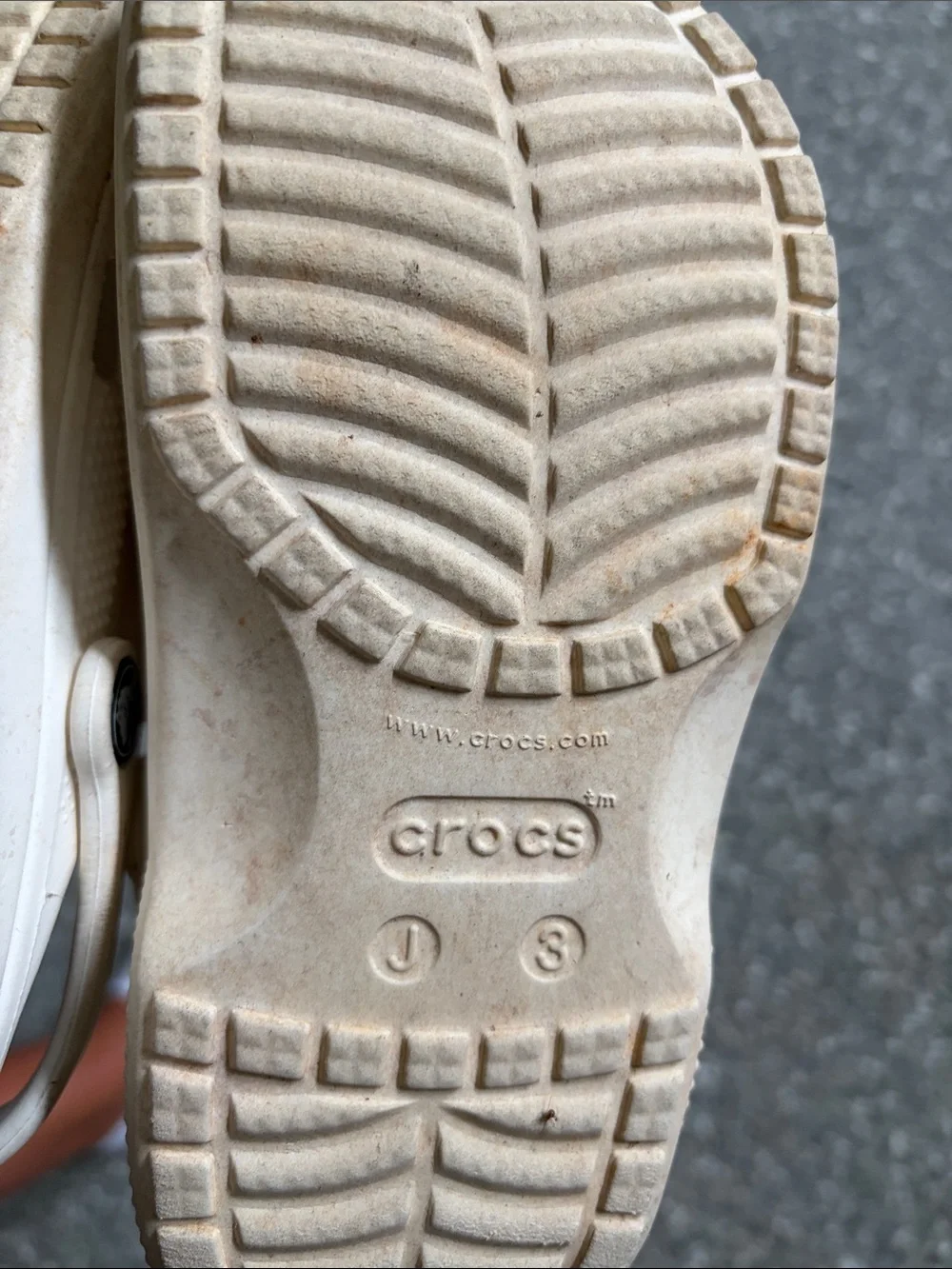 Kids White Slip-On Croc Shoes
